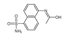 N-(5-sulfamoylnaphthalen-1-yl)acetamide结构式