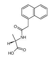 N-α-Naphthylacetyl-L-alanine Structure