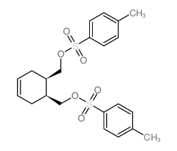 (6-((((4-Methylphenyl)sulfonyl)oxy)methyl)-3-cyclohexen-1-yl)methyl 4-methylbenzenesulfonate structure