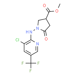 METHYL 1-([3-CHLORO-5-(TRIFLUOROMETHYL)-2-PYRIDINYL]AMINO)-5-OXO-3-PYRROLIDINECARBOXYLATE picture