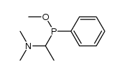 1-(methoxy(phenyl)phosphino)-N,N-dimethylethanamine结构式