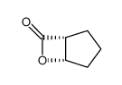 cis-Cyclopentan-1-carbonsaeure-2-lacton Structure