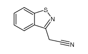 2-(1,2-benzisothiazol-3-yl)acetonitrile Structure