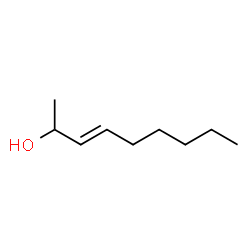 (E)-3-Nonen-2-ol Structure