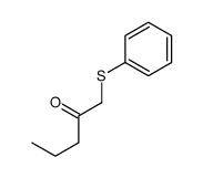 1-phenylsulfanylpentan-2-one结构式