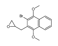 3-bromo-2-(2',3'-epoxypropyl)-1,4-dimethoxynaphthalene Structure