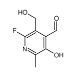 2-fluoro-5-hydroxy-3-(hydroxymethyl)-6-methylpyridine-4-carbaldehyde Structure