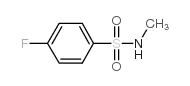 4-Fluoro-N-methylbenzenesulfonamide structure