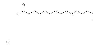 lithium,pentadecanoate Structure