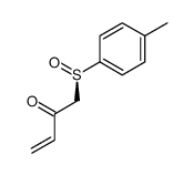 1-[(R)-(4-methylphenyl)sulfinyl]but-3-en-2-one Structure