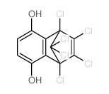 1,4-Methanonaphthalene-5,8-diol, 1,2,3,4,9,9-hexachloro-1,4-dihydro-结构式