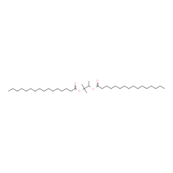 Bis(hexadecanoic acid)1,1,2-trimethyl-1,2-ethanediyl ester structure