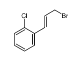 1-[(E)-3-bromoprop-1-enyl]-2-chlorobenzene Structure