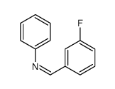 1-(3-fluorophenyl)-N-phenylmethanimine结构式