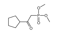 1-cyclopentyl-2-dimethoxyphosphorylethanone结构式