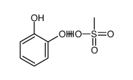 benzene-1,2-diol,methanesulfonic acid Structure