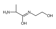 (2R)-2-amino-N-(2-hydroxyethyl)propanamide Structure