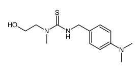 3-(4-Dimethylamino-benzyl)-1-(2-hydroxy-ethyl)-1-methyl-thiourea Structure