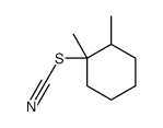 (1,2-dimethylcyclohexyl) thiocyanate Structure