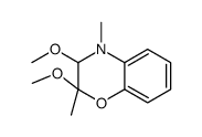 2,3-dimethoxy-2,4-dimethyl-3H-1,4-benzoxazine Structure