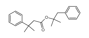 2-methyl-1-phenylpropan-2-yl 3-methyl-3-phenylbutanoate Structure