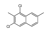 1,3-dichloro-2,7-dimethylnaphthalene Structure