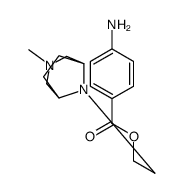 8-[2-(p-Aminobenzoyloxy)ethyl]-3-methyl-3,8-diazabicyclo[3.2.1]octane picture