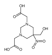 2-[3-(carboxymethyl)-5-(hydroxymethyl)-5-nitro-1,3-diazinan-1-yl]acetic acid Structure