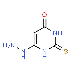 4(1H)-Pyrimidinone, 6-hydrazino-2,3-dihydro-2-thioxo- (9CI) structure