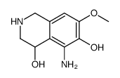 4,6-Isoquinolinediol, 5-amino-1,2,3,4-tetrahydro-7-methoxy- (9CI)结构式