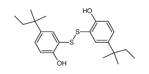 Bis-<2-hydroxy-5-t-pentyl-phenyl>-disulfid结构式