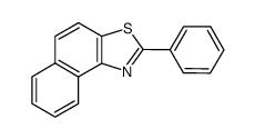 2-Phenyl-naphtho[1,2-d]thiazol结构式