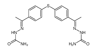 2,2'-((thiobis(4,1-phenylene))bis(ethan-1-yl-1-ylidene))bis(hydrazine-1-carboxamide) Structure