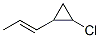 1-Chloro-2-(1-propenyl)cyclopropane结构式