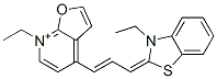 Furo[2,3-b]pyridinium,7-ethyl-4-[3-(3-ethyl-2(3H)-benzothiazolylidene)-1-propenyl]- (9CI) picture