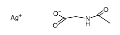 silver(I) N-acetylglycinate Structure