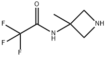 2,2,2-trifluoro-n-(3-methyl-3-azetidinyl)-acetamide结构式