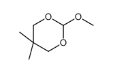 2-methoxy-5,5-dimethyl-1,3-dioxane Structure