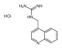 [N'-(quinolin-4-ylmethyl)carbamimidoyl]azanium,chloride Structure