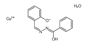 (salicylaldehydebenzoylhydrazonato)copper(II) picture