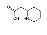 6-METHYL-2-PIPERIDINEACETIC ACID结构式