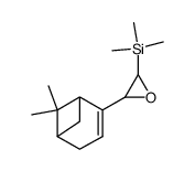 3-(2-(6,6Dimethylbicyclo(3.3.1)hept-2-ene))-2-trimethylsilyloxirane Structure