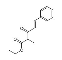 ethyl 2-methyl-3-oxo-5-phenylpent-4-enoate结构式