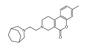 3-[2-(3-Azabicyclo[3.2.2]non-3-yl)ethyl]-1,2,3,4-tetrahydro-8-methyl-5H-[1]benzopyrano[3,4-c]pyridin-5-one Structure