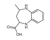 2-methyl-2,3,4,5-tetrahydro-1H-1,5-benzodiazepine-4-carboxylic acid结构式