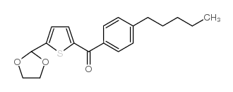 5-(1,3-DIOXOLAN-2-YL)-2-(4-PENTYLBENZOYL)THIOPHENE图片