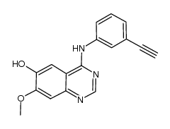 4-(3-Ethynylphenylamino)-7-methoxyquinazolin-6-ol picture