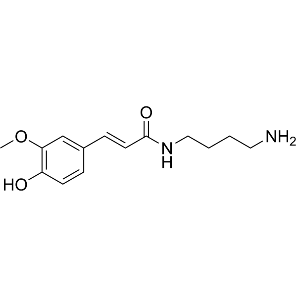 N-trans-Feruloylputrescine Structure