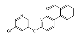 2-[6-(5-chloropyridin-3-yl)oxypyridin-3-yl]benzaldehyde结构式