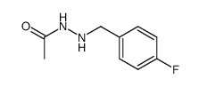 N2-acetyl-N1-(4-fluorobenzyl)hydrazine结构式